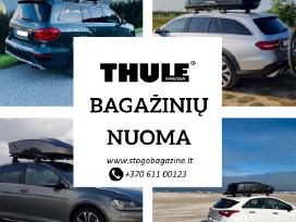 Thule bagažinių skersinių nuoma Vilniuje