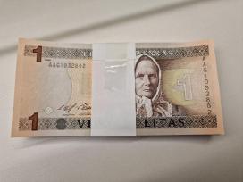 Vieno lito bankinė pakuotė, 100 vnt., 1994 m.