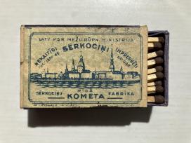 Senoviniai latviški degtukai