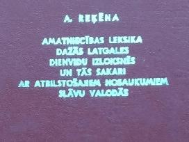A. Rekena "Amatnicibas leksika" 1975 gad