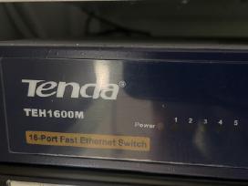 Komutatorius switch Tenda Teh1600m 16 portų spinta