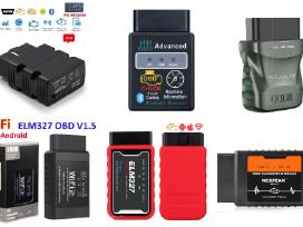 Daug modelių! Universali Elm327 diagnostika V1.5