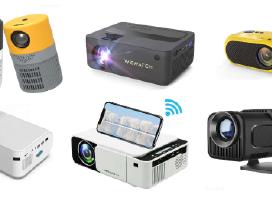 Daug modelių! Mini LED projektorius Beamer su WiFi