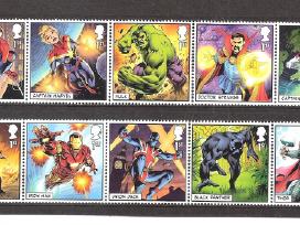 Anglija marvel kolekcija