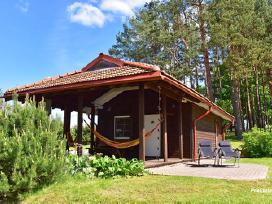 Jaukus namelis - pirtelė dviem ant ežero kranto