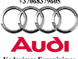 Žibintų perdarymas. Audi europinimo paslaugos.