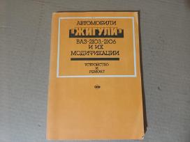 Knyga automobilis ziguli 2103, 2106 1986m moskva