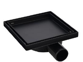 Kvadratinis Trapas Dl 360 2in1 10x10cm Sausas Blac