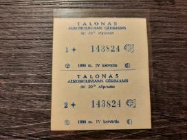 Maisto talonas 2 blokai 1990 4 ketvirtis - Lietuva