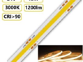 Cob LED juosta 24v - 12w - 320leds/m Cri90