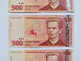 Parduodu 500lt banknotus iš apyvartos