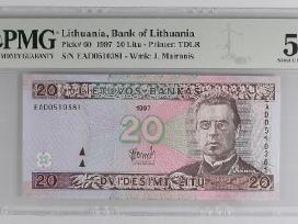 1997 20 litų aunc Pmg55