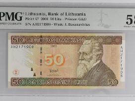 2003 50 litų aunc Pmg58