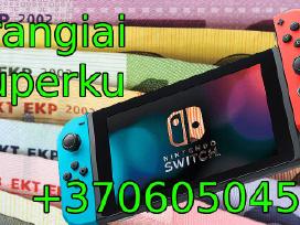 Perku naujus ir naudotus Switch