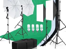 Apšvietimo ir fotostudijos rinkinys su softbox