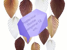 Popieriniai pomponai girlianda