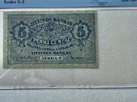 Lietuvos banko 5 cnt. banknotas