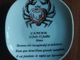 Prancūziška lėkštutė - zodiako ženklas " Vėžys "