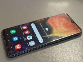 Samsung Galaxy A50 su priedais, garantija