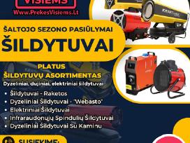 Dujiniai šildytuvai 25-60 kw su garantija! Pigiau