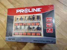 Naujas medžio frėzos Proline, 12 vnt x 8mm