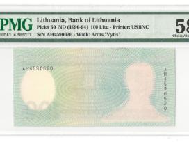 Lietuva 1991 2000 100 litų Klaida