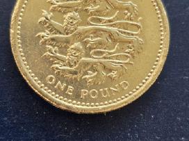D. Britanija 1997 1 Pound Xf