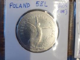 5 zlotai 1928 metai su Nike.retas