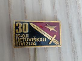 Ssrs 16 Lietuviškiosios divizijos 30 metų ženklas
