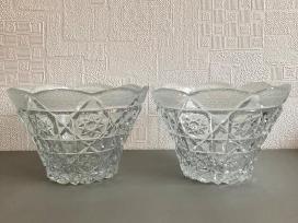 2 Vintažinė Krišolinė Salotine Saldainine