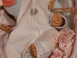 Reborn didelė tikroviška lėlė su pintas krepšys