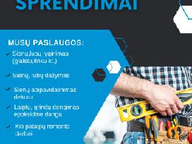 Vidaus patalpų remontas epoksidinė grindų danga