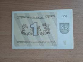 Parduodu 1taloną ,1991m.kaina 5€(driežai).