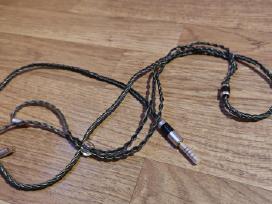 Kabeliai 2pin - 4.4mm ir 2x 3.5mm - 6.3mm arba Xlr