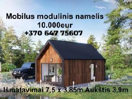 Pigiausias Mobilus Modulinis Namelis 7,5x3,85m.