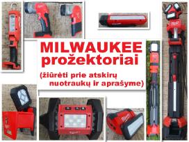 Milwaukee prožektorius 8 modeliai