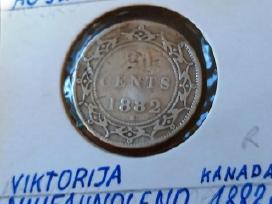Niufaundlandas 1882 20 centu (sidabras)