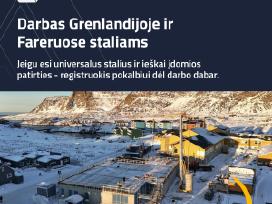 Darbas Grenlandijoje staliams 4200-5200 €
