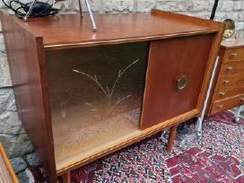 Vintažinė mid century tikmedžio indauja