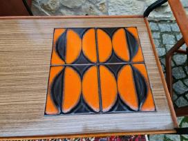 Vintažinis mid century serviravimo staliukas