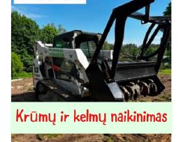 Apleistų sklypų tvarkymas / frezavimas