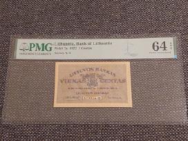1922m 1 Centas Ms 64