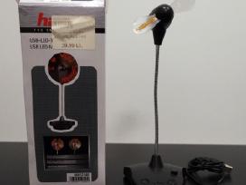 Mini ventiliatorius su LED tekstu