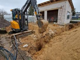 Eskavatoriaus/bobcat nuoma su operatoriumi