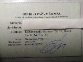 Parduodamas lygiavamzdis šautuvas Izh58 , cal.16x7