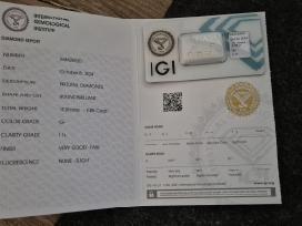 Natūralūs ir sertifikuoti deimantai