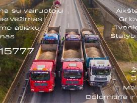 Greitas ir patikimas birių medžiagų pervežimas