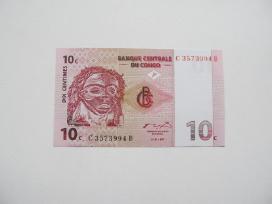 10 ir 50 centimes , Kongas , 1997 Unc