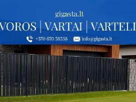 Tvoros, stumdomi vartai, vartų automatikos