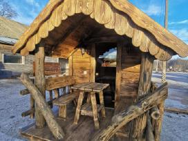 Sauna, karkasinė pirtis "Hobitas"